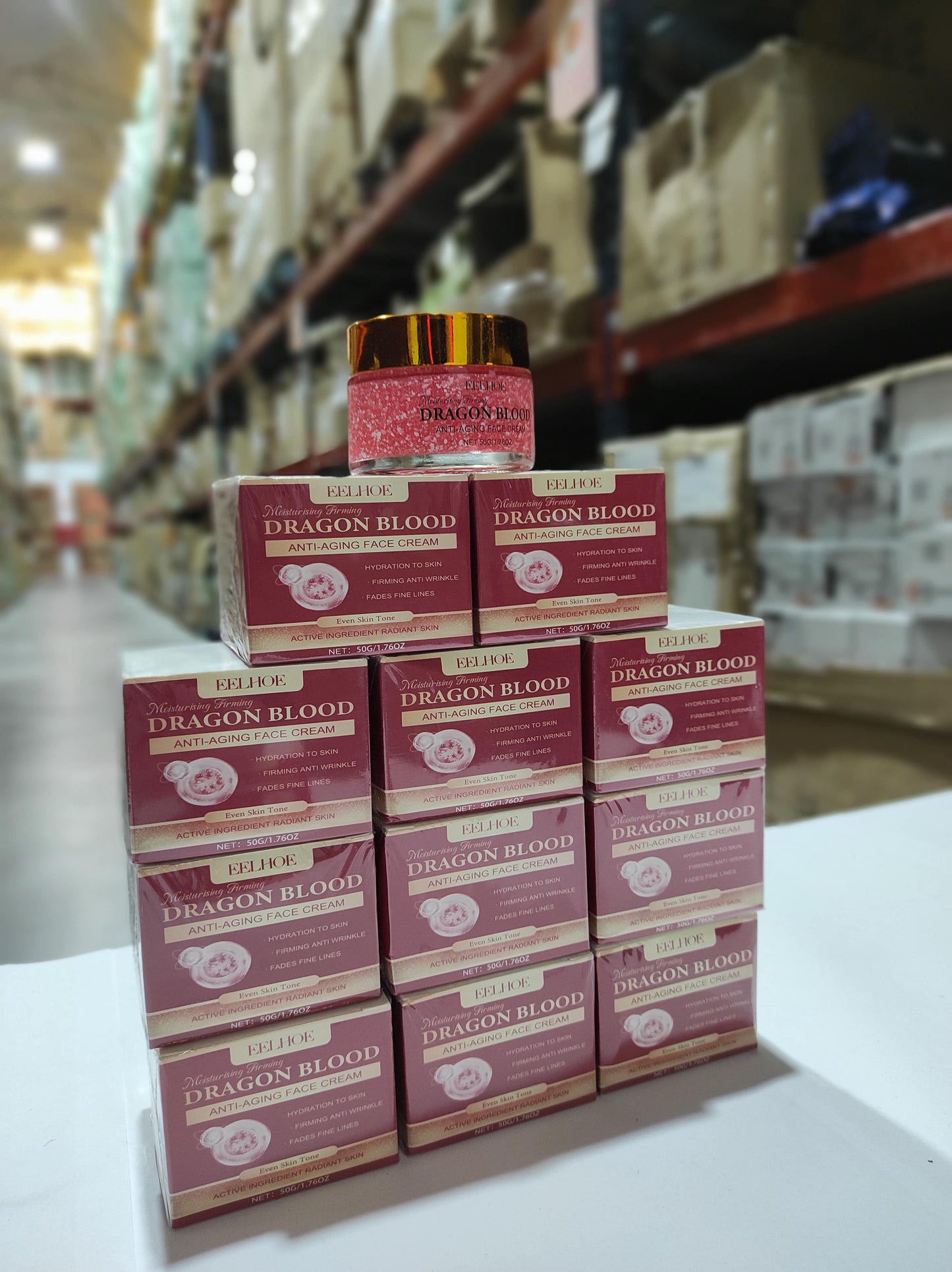 Crema hidratante antienvejecimiento con retinol placenta de dragón