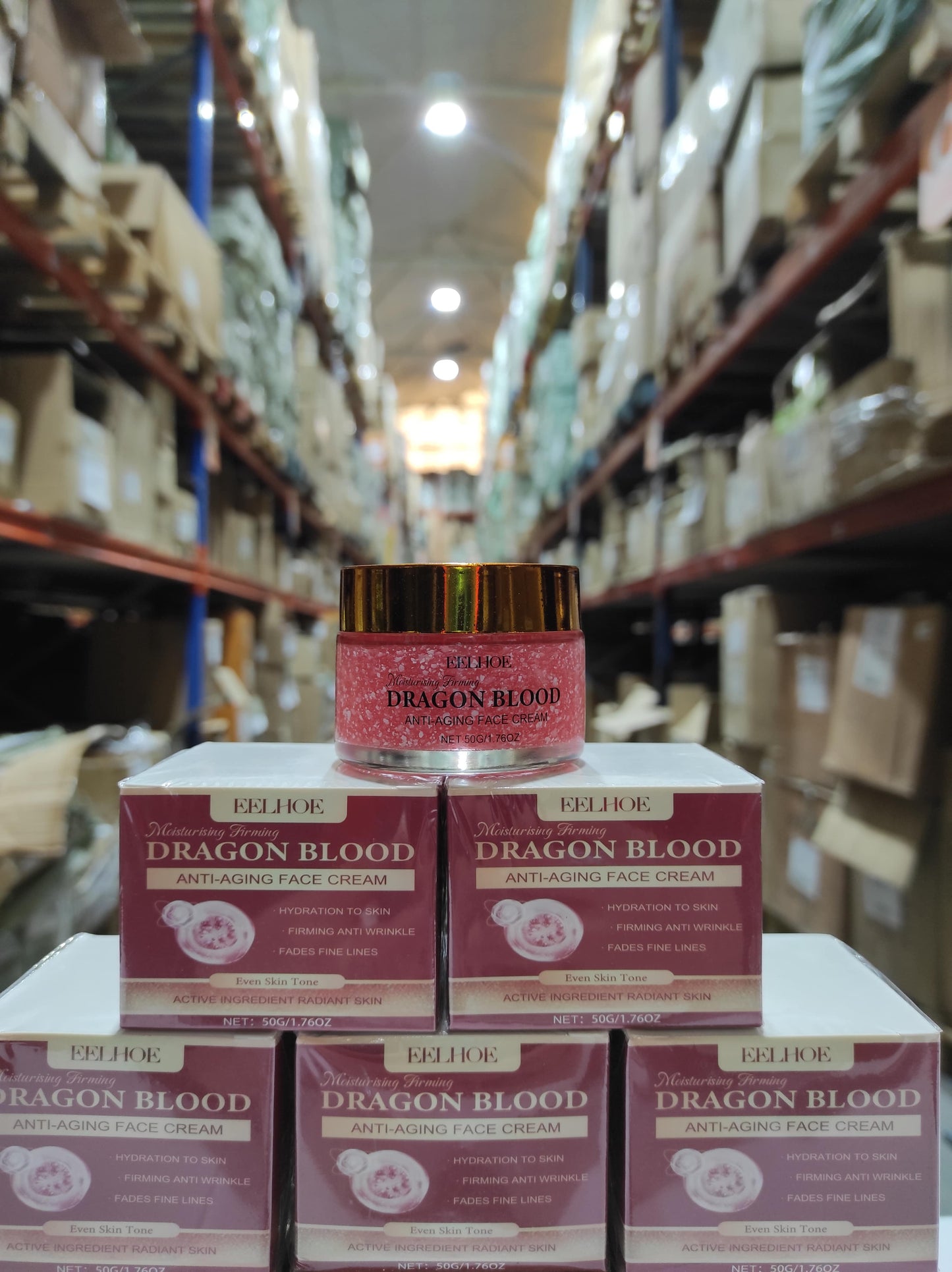 Crema hidratante antienvejecimiento con retinol placenta de dragón