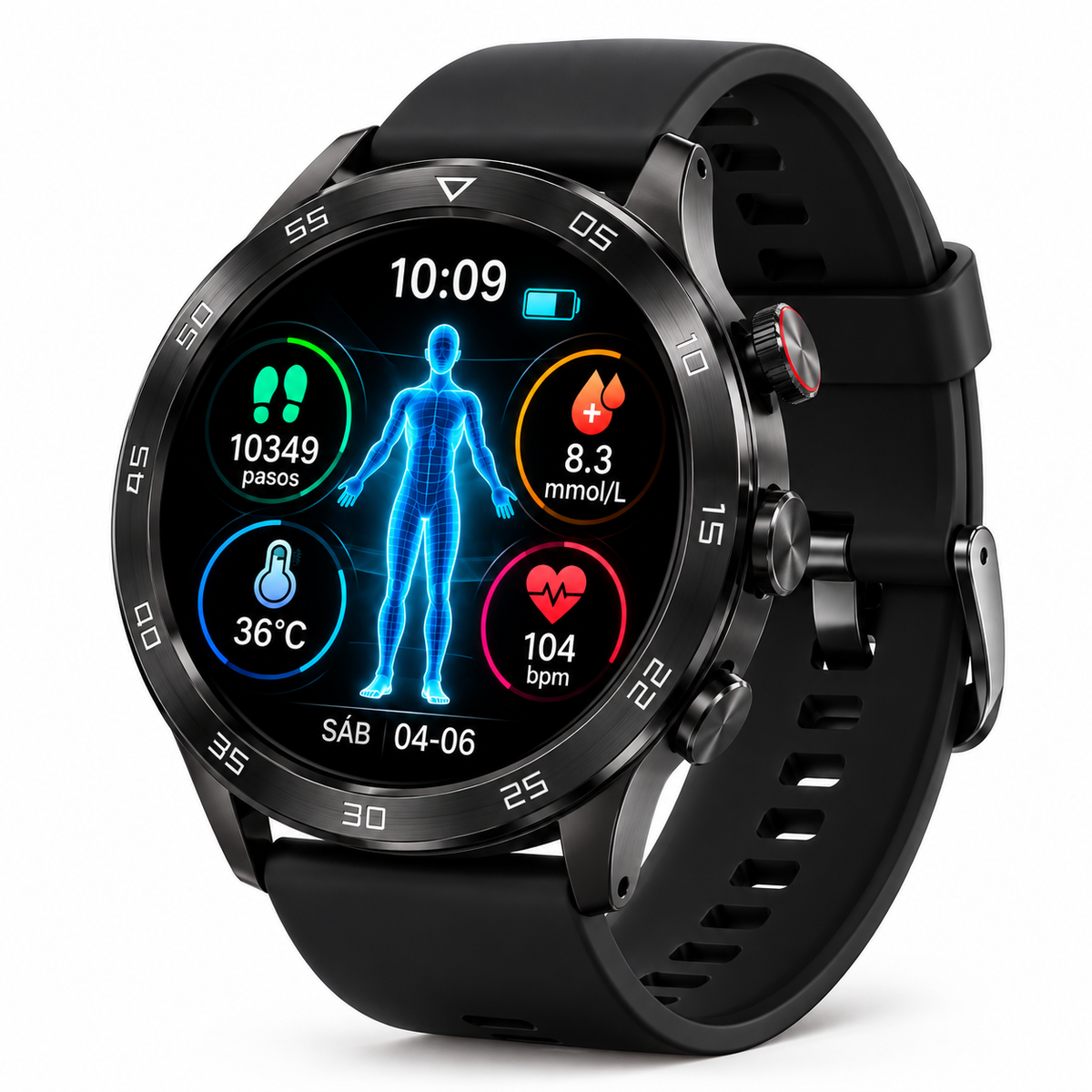 Smartwatch CASIO con funciones de seguimiento del bienestar y la actividad diaria