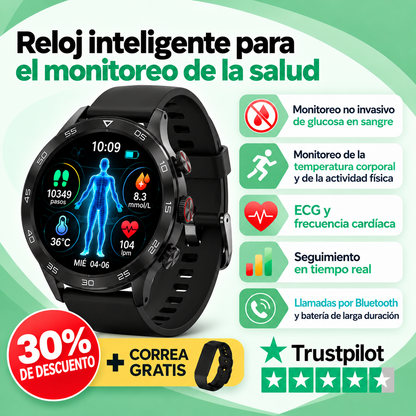 Smartwatch CASIO con funciones de seguimiento del bienestar y la actividad diaria